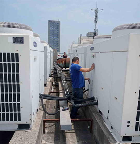 威信中央空调制热和不制冷系统维修方法